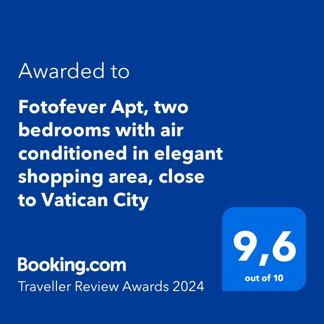 Fotofever Apt, Two Bedrooms With Air Conditioned In Elegant Shopping Area, Close To Vatican City Rom Exteriör bild